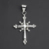 Sacred Edge Sterling Silver Cross Pendant