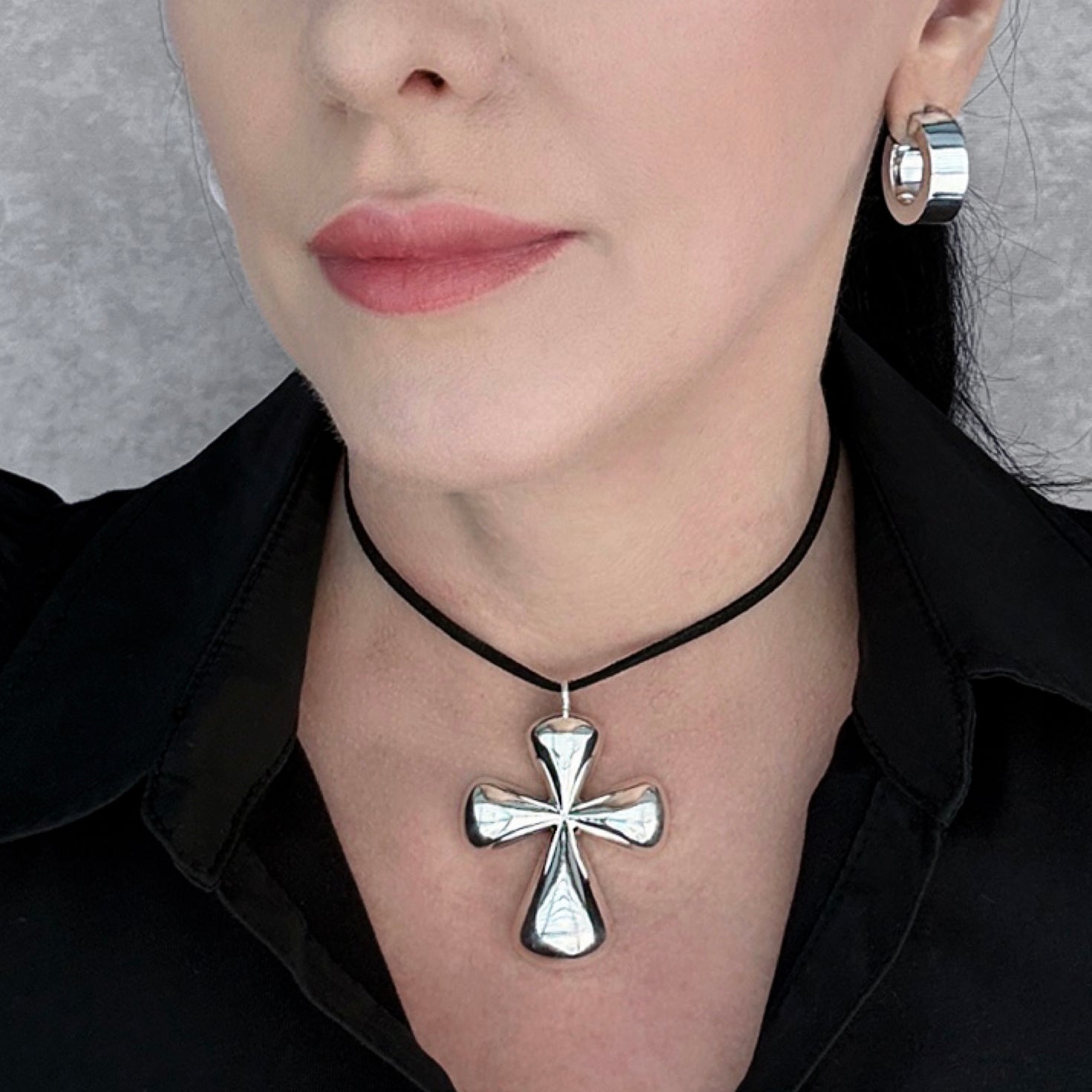 Divine Glow Cross Pendant