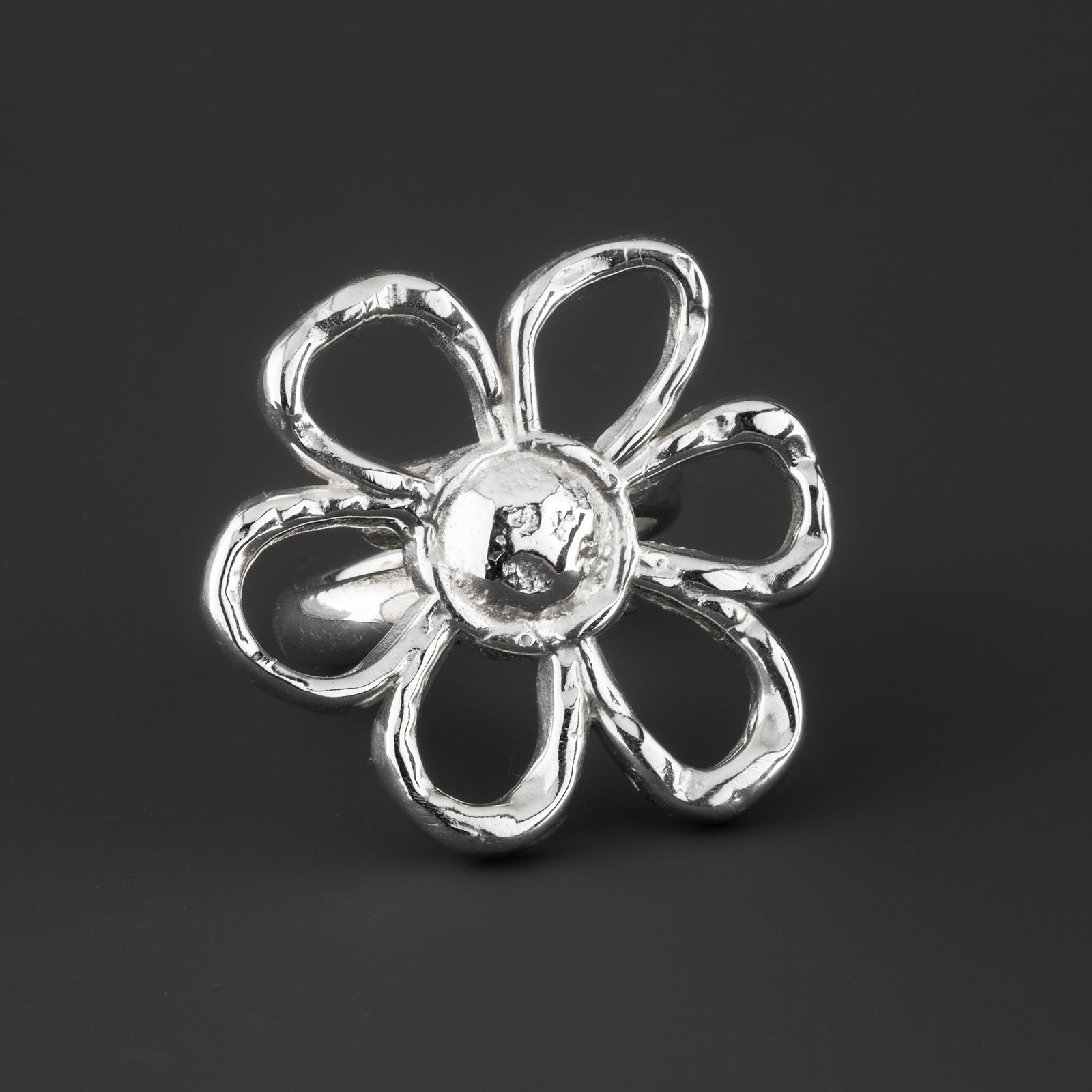 daisy sterling silver ring