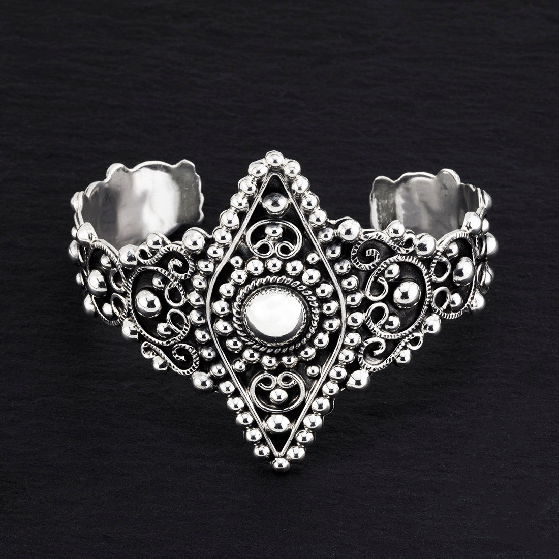 diamante de Taxco silver cuff bracelet