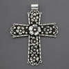 divina Mexican silver cross pendant