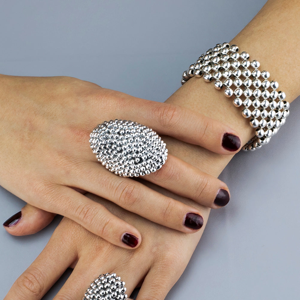 Bolita Luxe Elastic Sterling Silver Bracelet