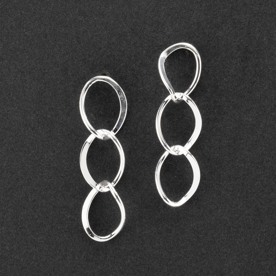 Loop Theory Sterling Silver Dangle Earrings