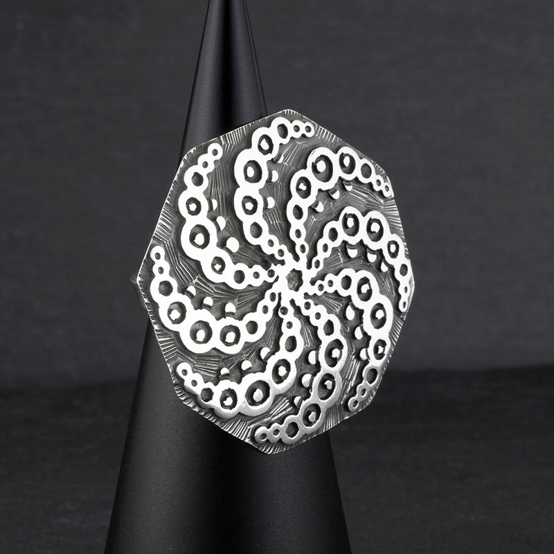 Enigma Mexican Silver Ring