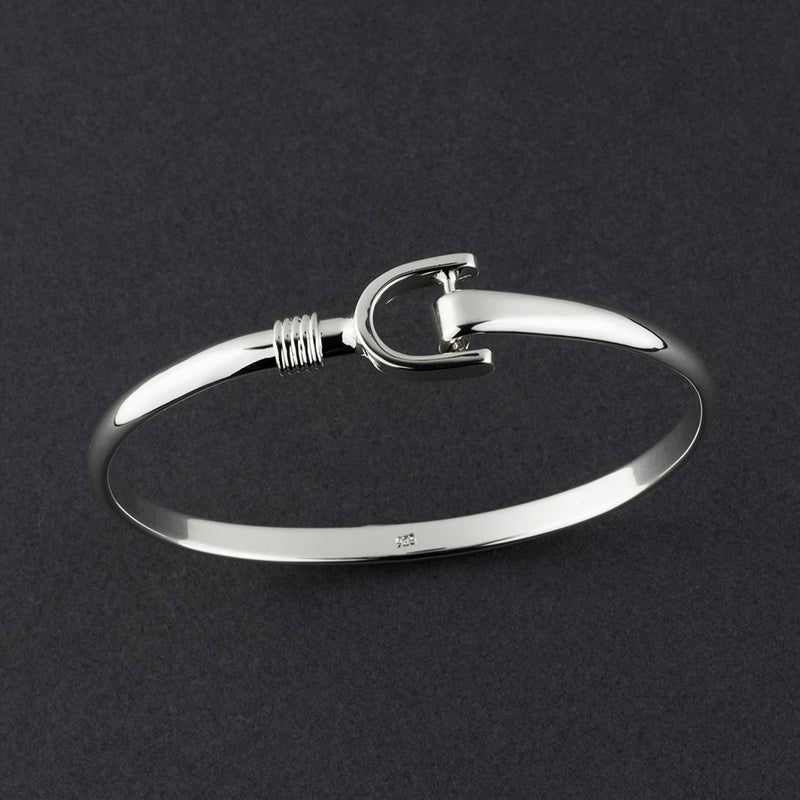 equinox sterling silver bangle bracelet