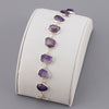 faceted amethyst bracelet