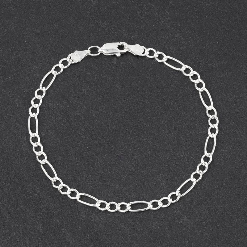 dainty sterling silver chain bracelet