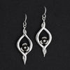 flora flow Mexican silver earrings