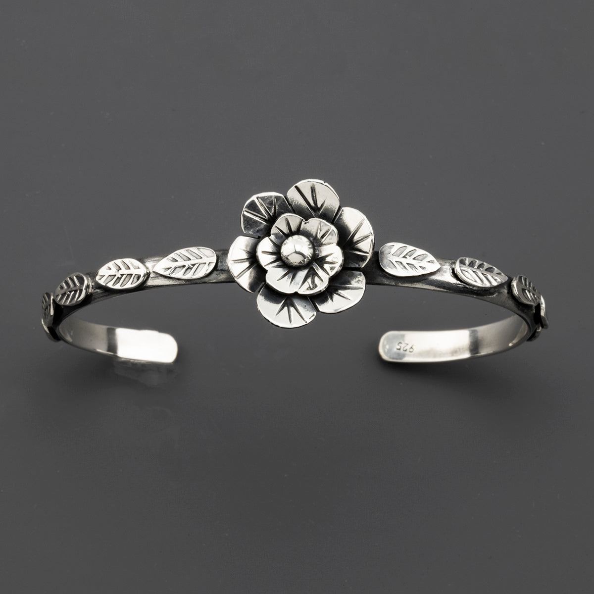 flora vida Mexican silver bracelet