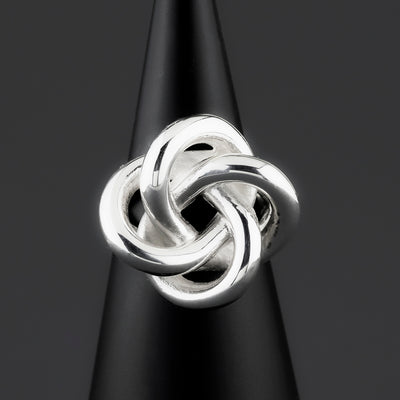forever fold solid sterling silver ring