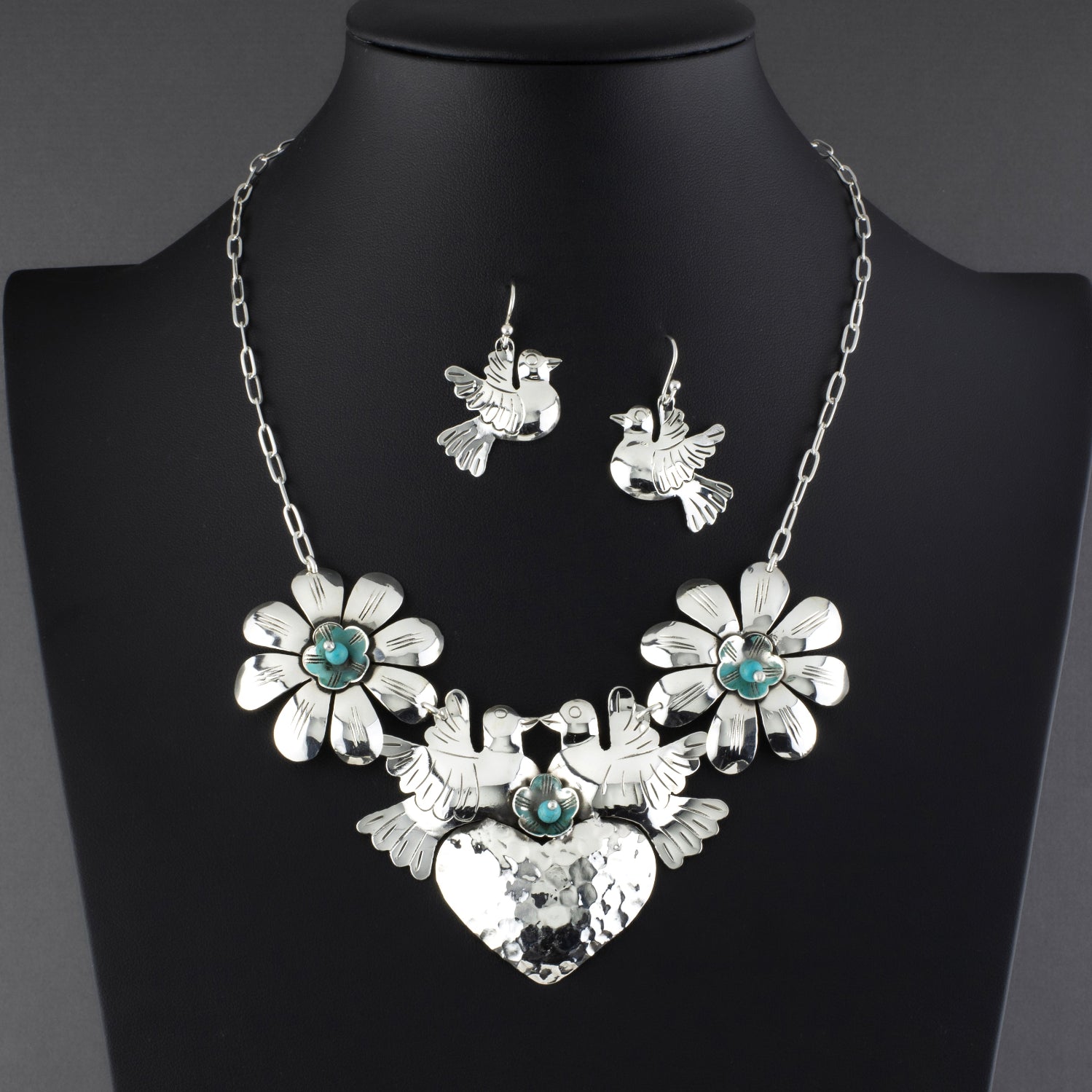 Frida’s Garden Necklace & Earrings Set