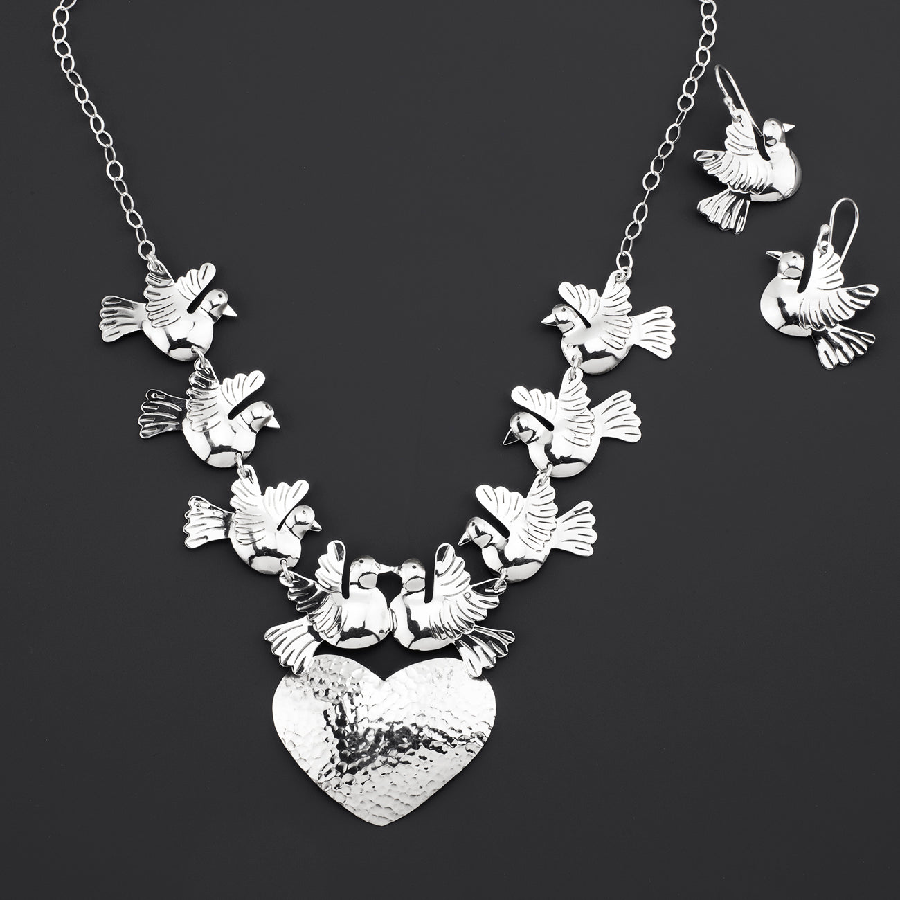 Amor al Aire Mexican Necklace & Earrings Set