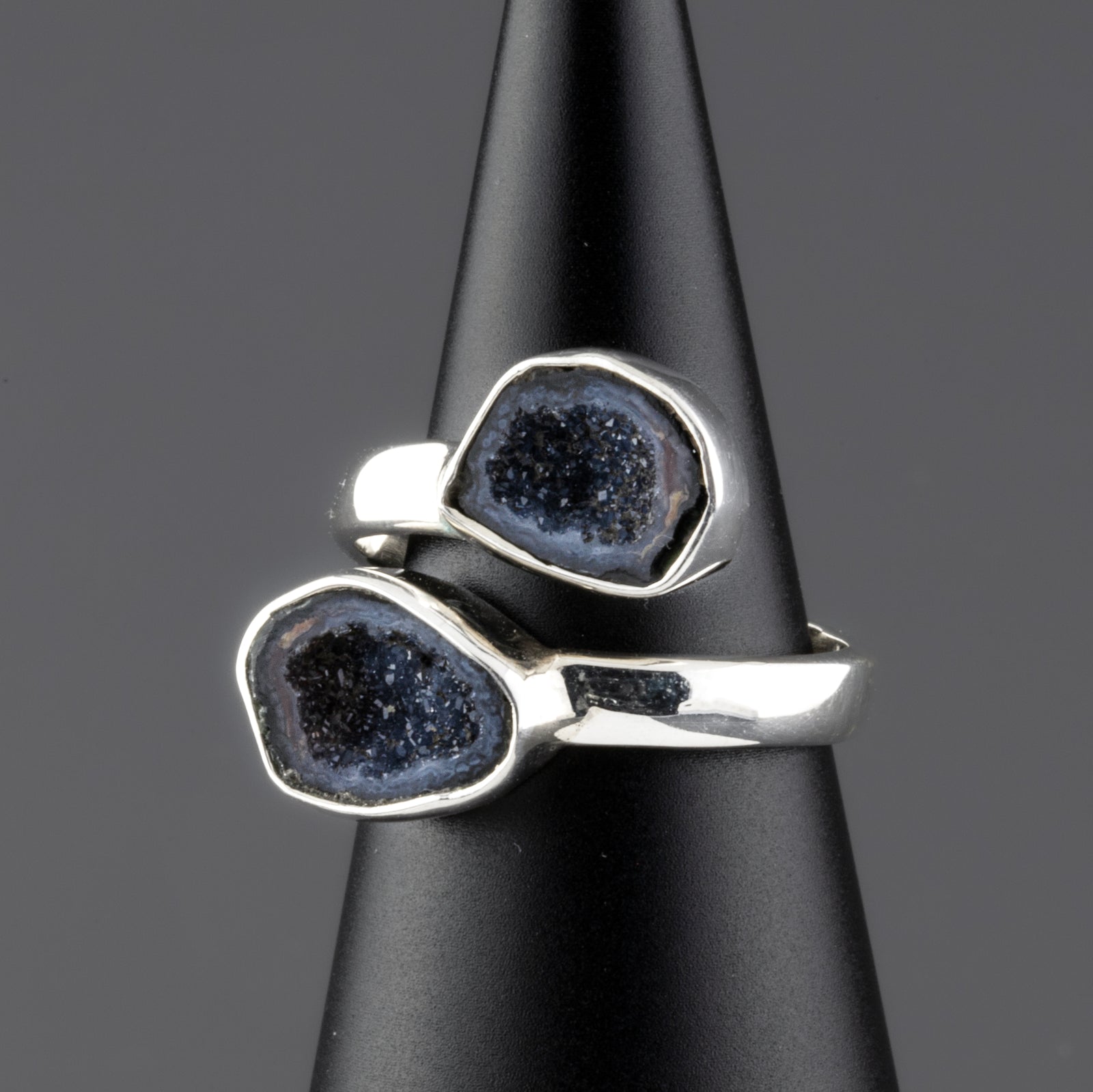 Double Geode Ring