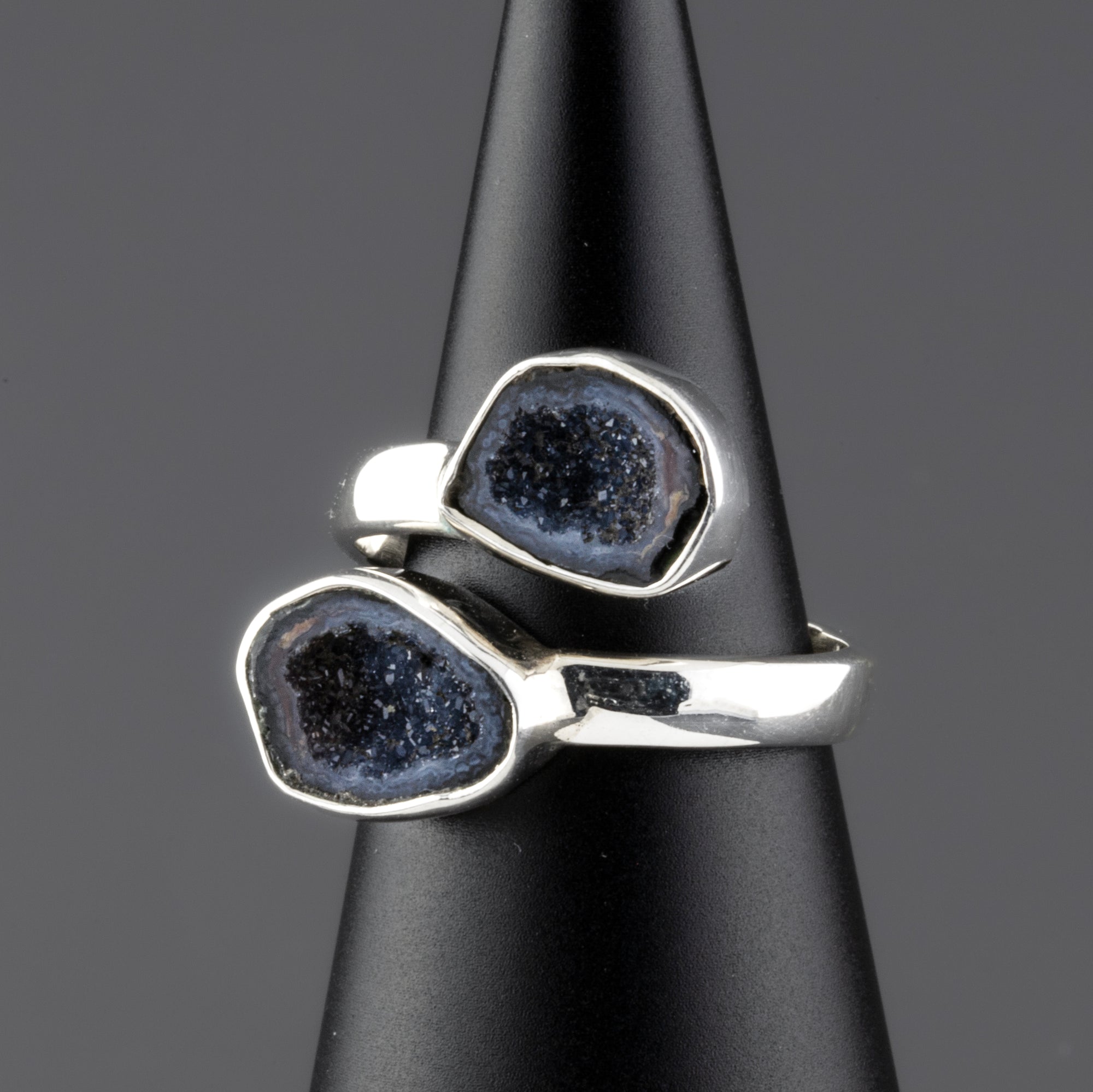 Double Geode Ring