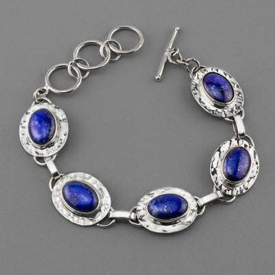 Midnight Circuit Lapis Lazuli Bracelet