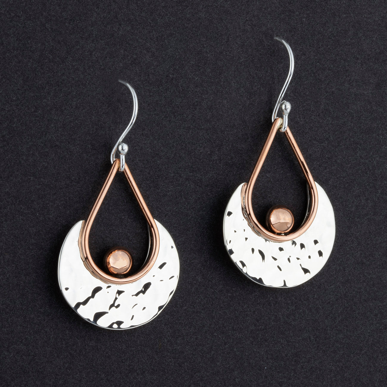 Hammered Silver Earring 2024 | favors.com