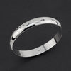 hammered sterling silver bangle