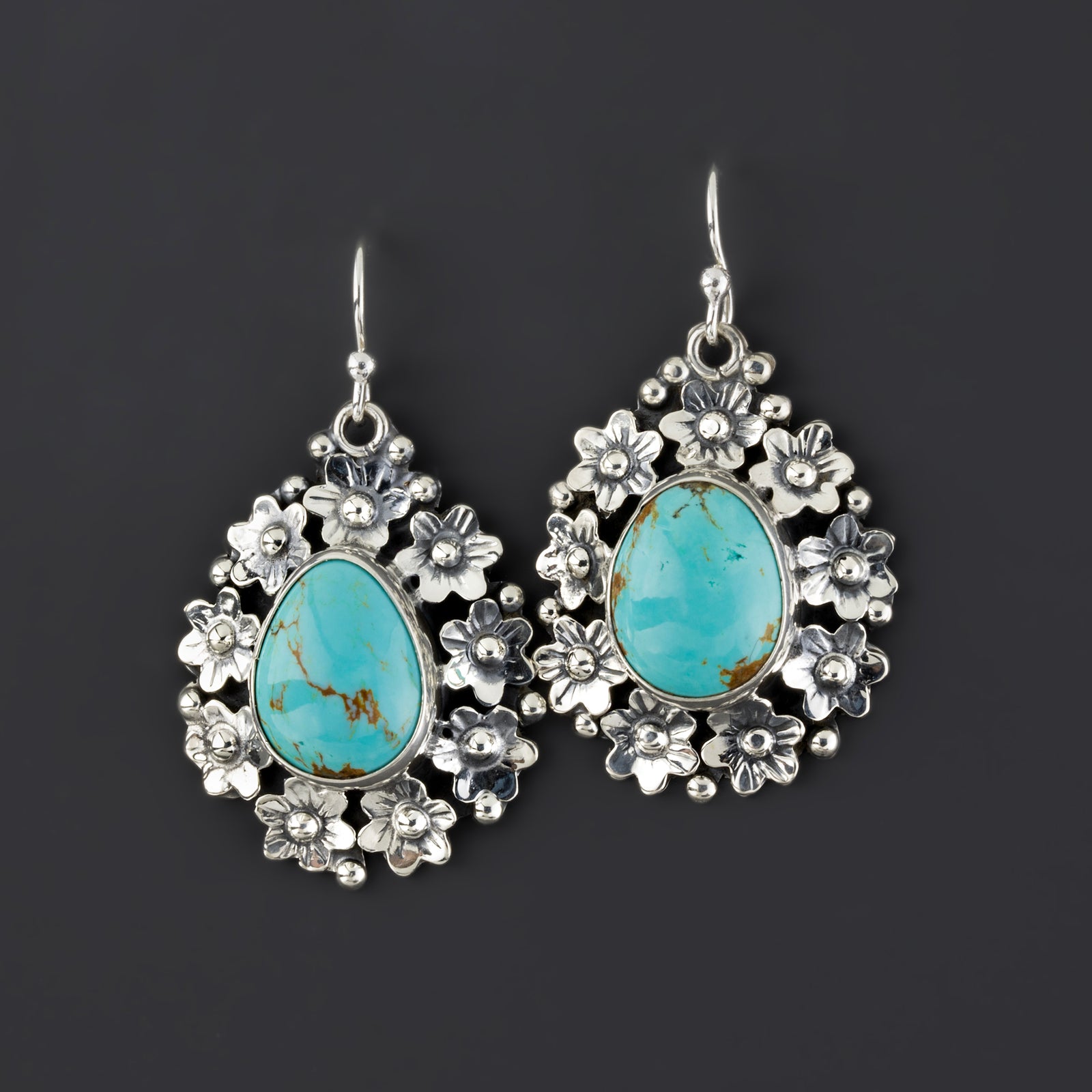 handmade turquoise earrings