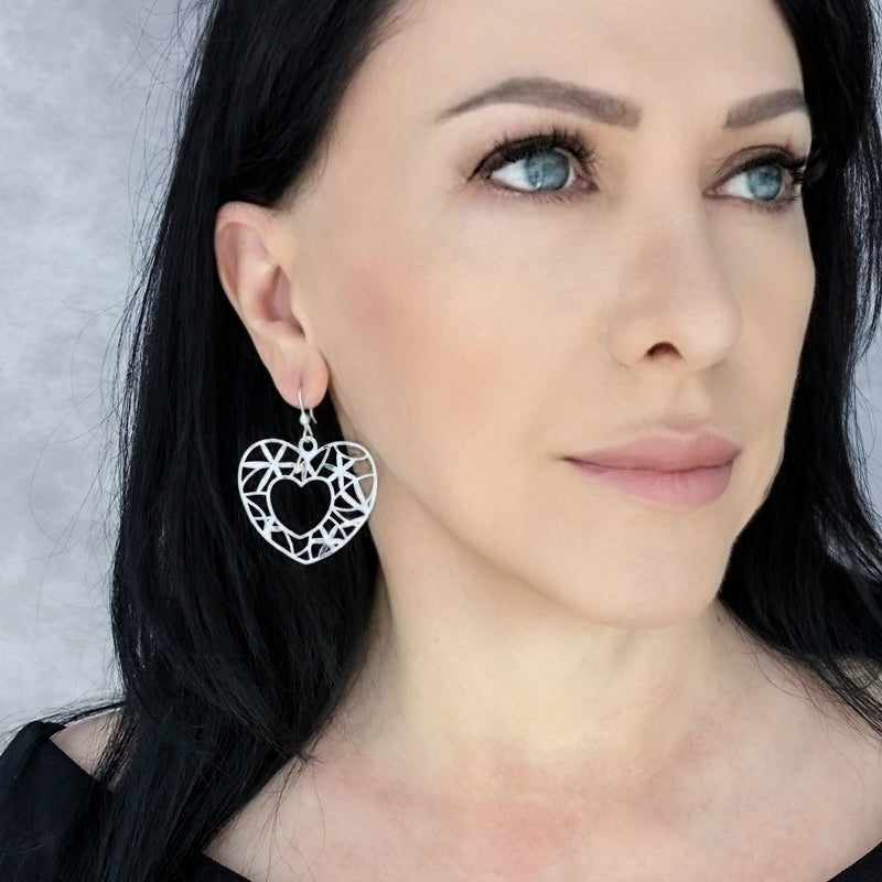 Artisan Heart Earrings