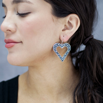 Rebel Heart Dangle Earrings