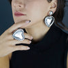 Heartbreaker Oversized Mexican Silver Ring