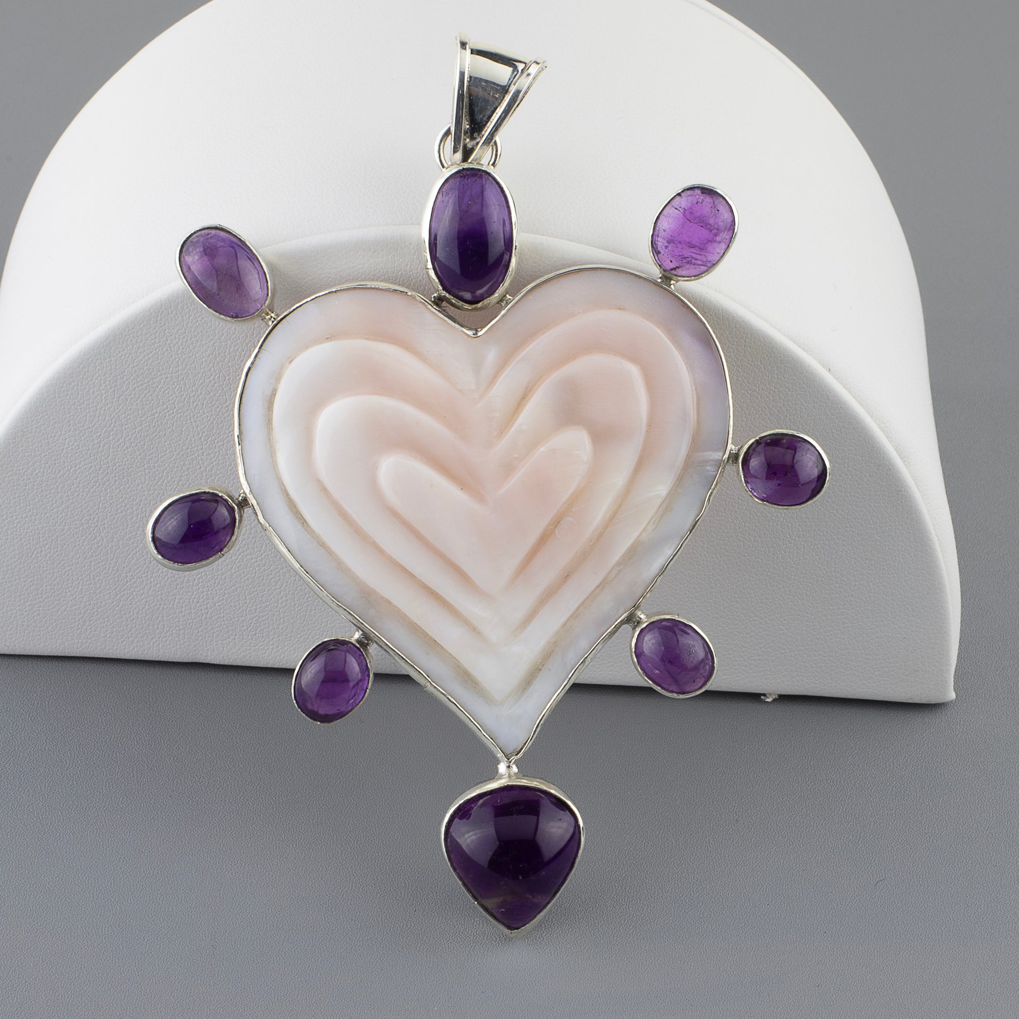 Amor Morado Statement Pendant