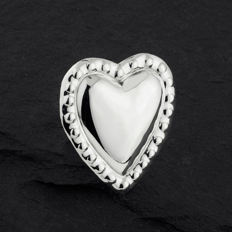 Heartbreaker Oversized Mexican Silver Ring