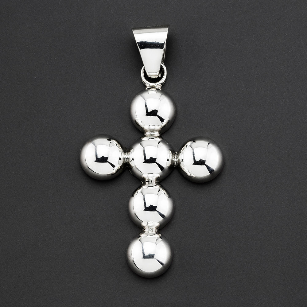 holy chic sterling silver cross pendant