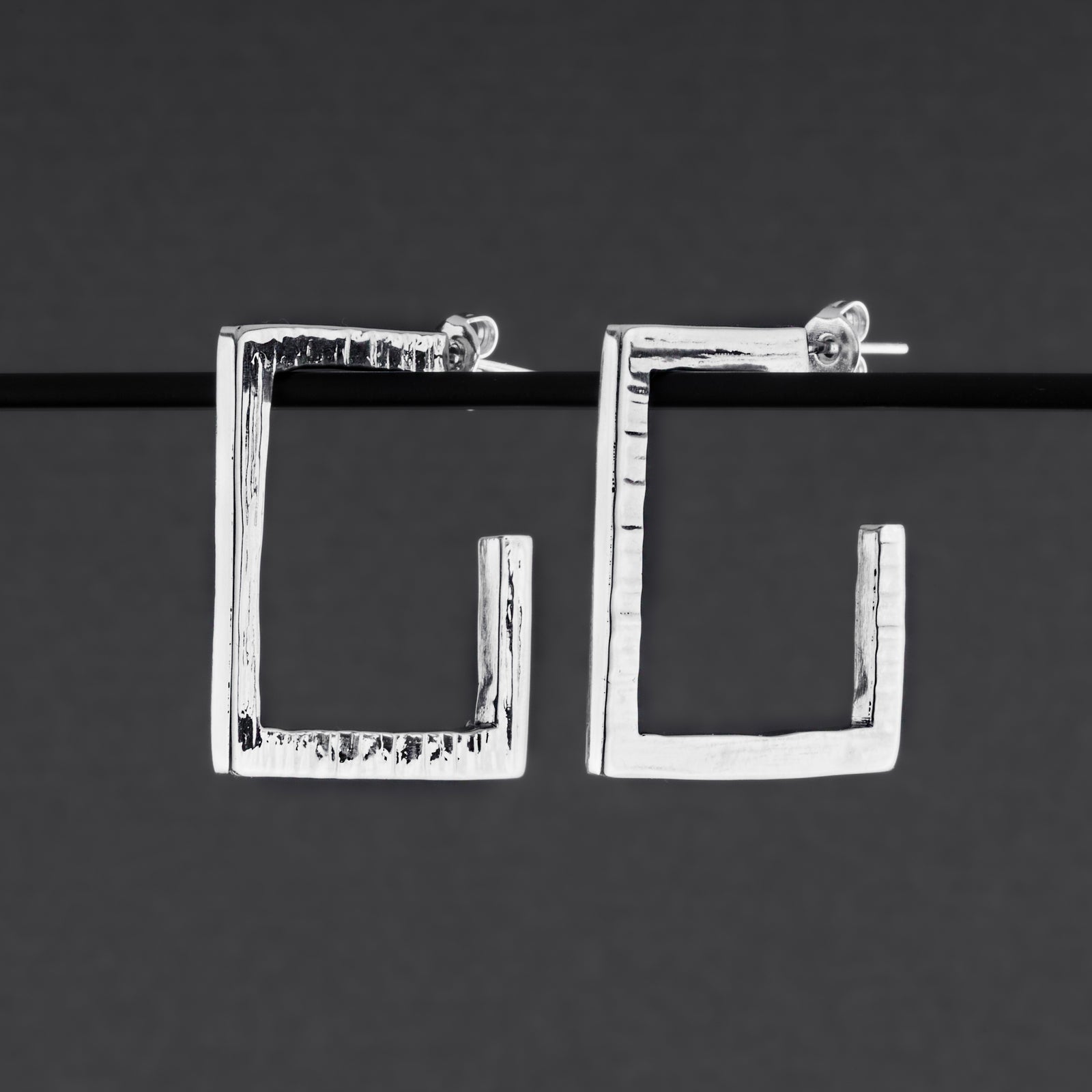 Modern Square Hoops