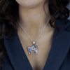 Large Sterling Silver Horse Pendant