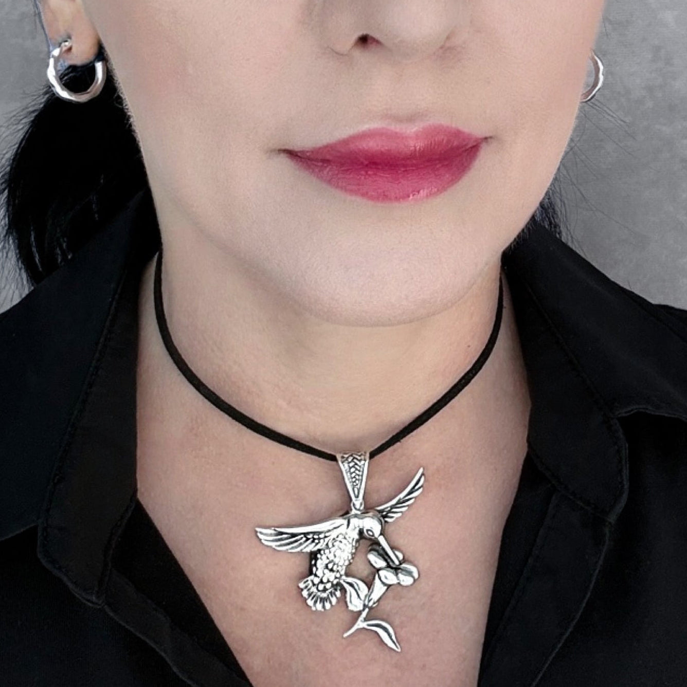 Colibri de Plata Pendant