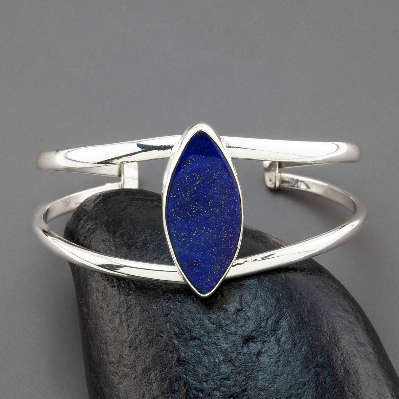 indigo horizon lapis lazuli cuff bracelet