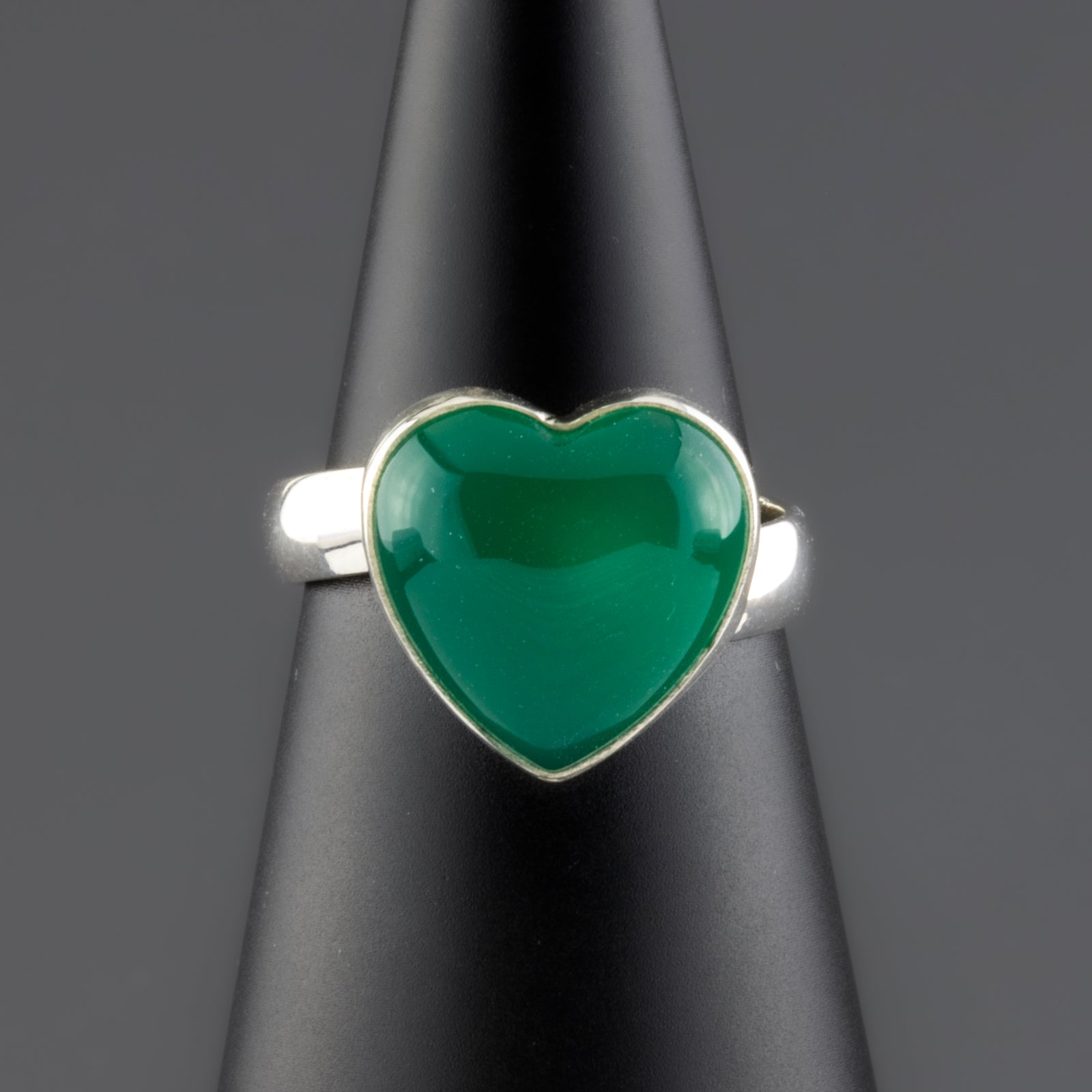 jade heart ring