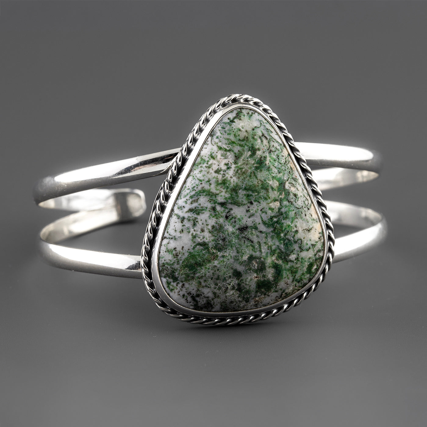 jasper sterling silver cuff bracelet