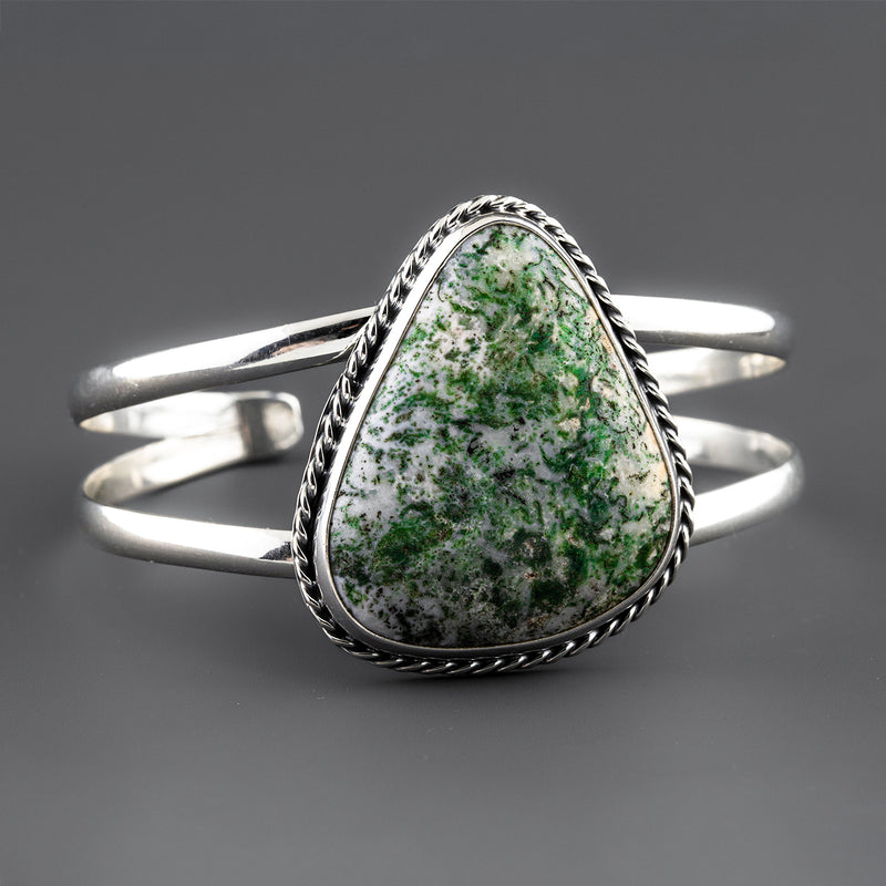 jasper sterling silver cuff bracelet