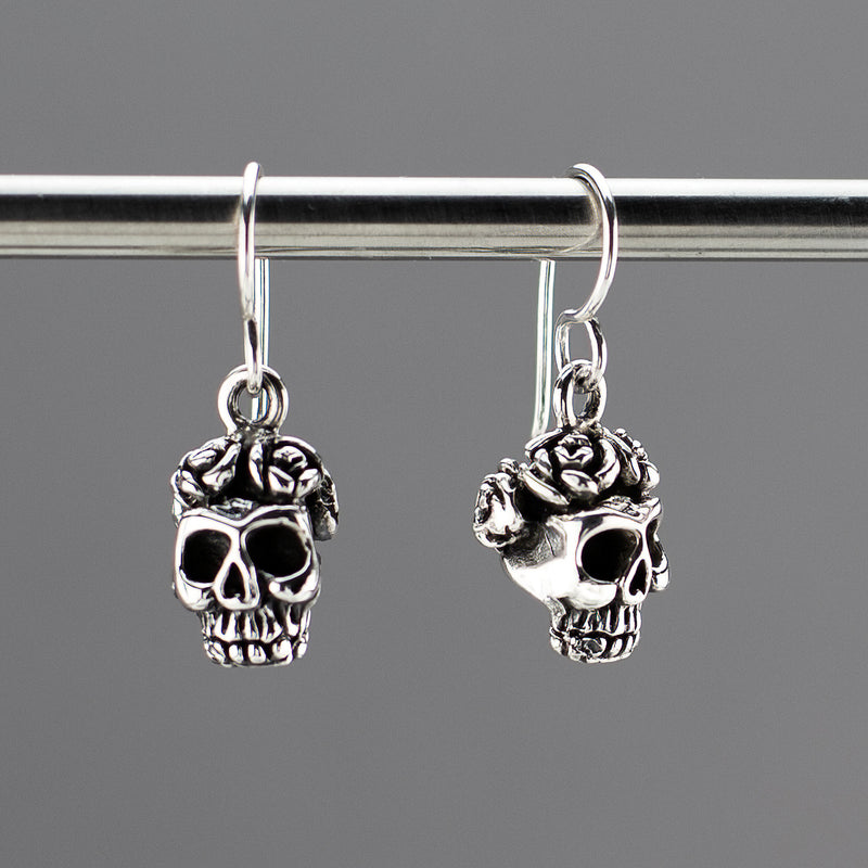 la vida rosa Mexican silver earrings