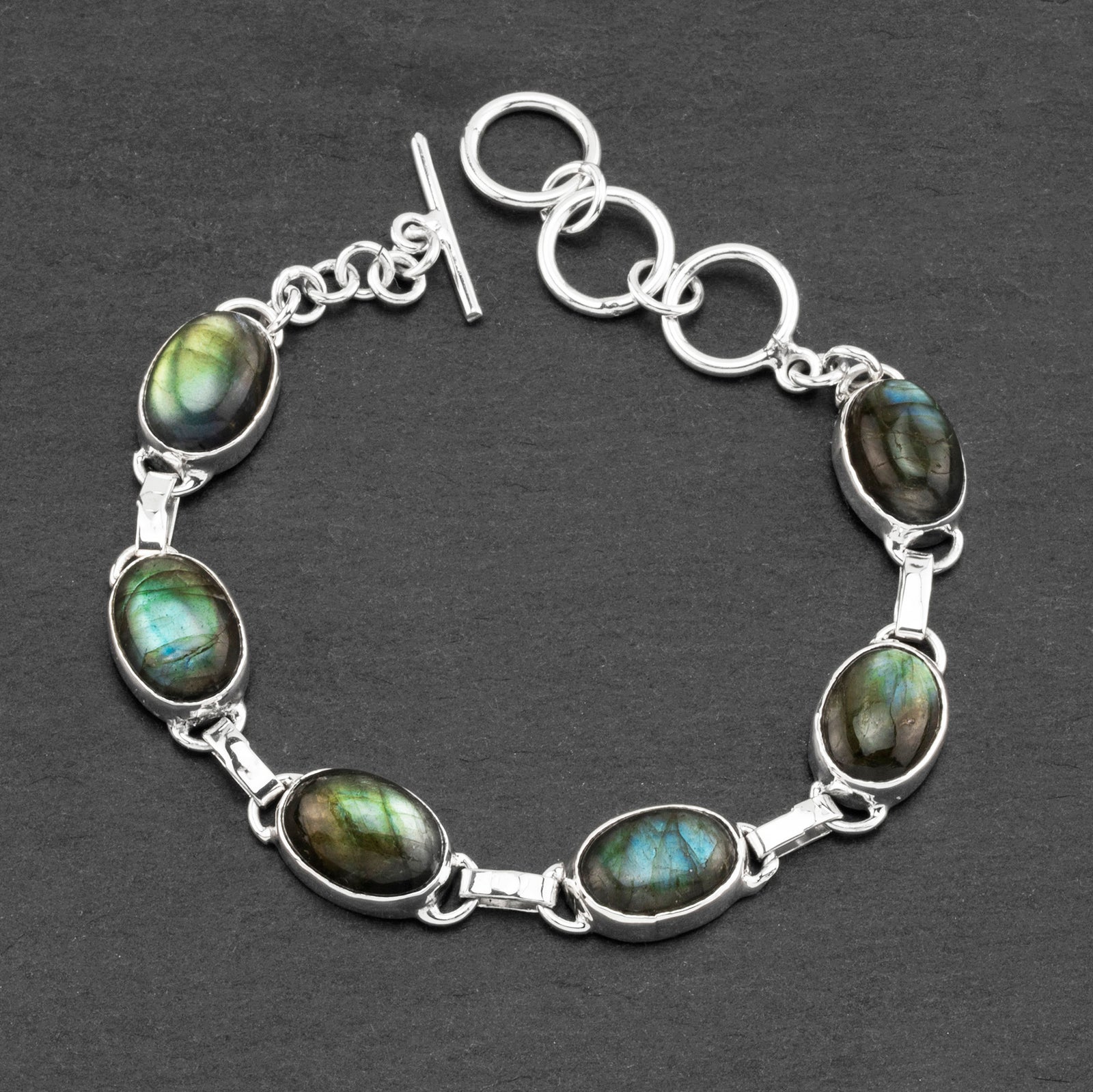 Sterling Silver Labradorite Bracelet