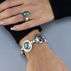 Oval Labradorite Ring