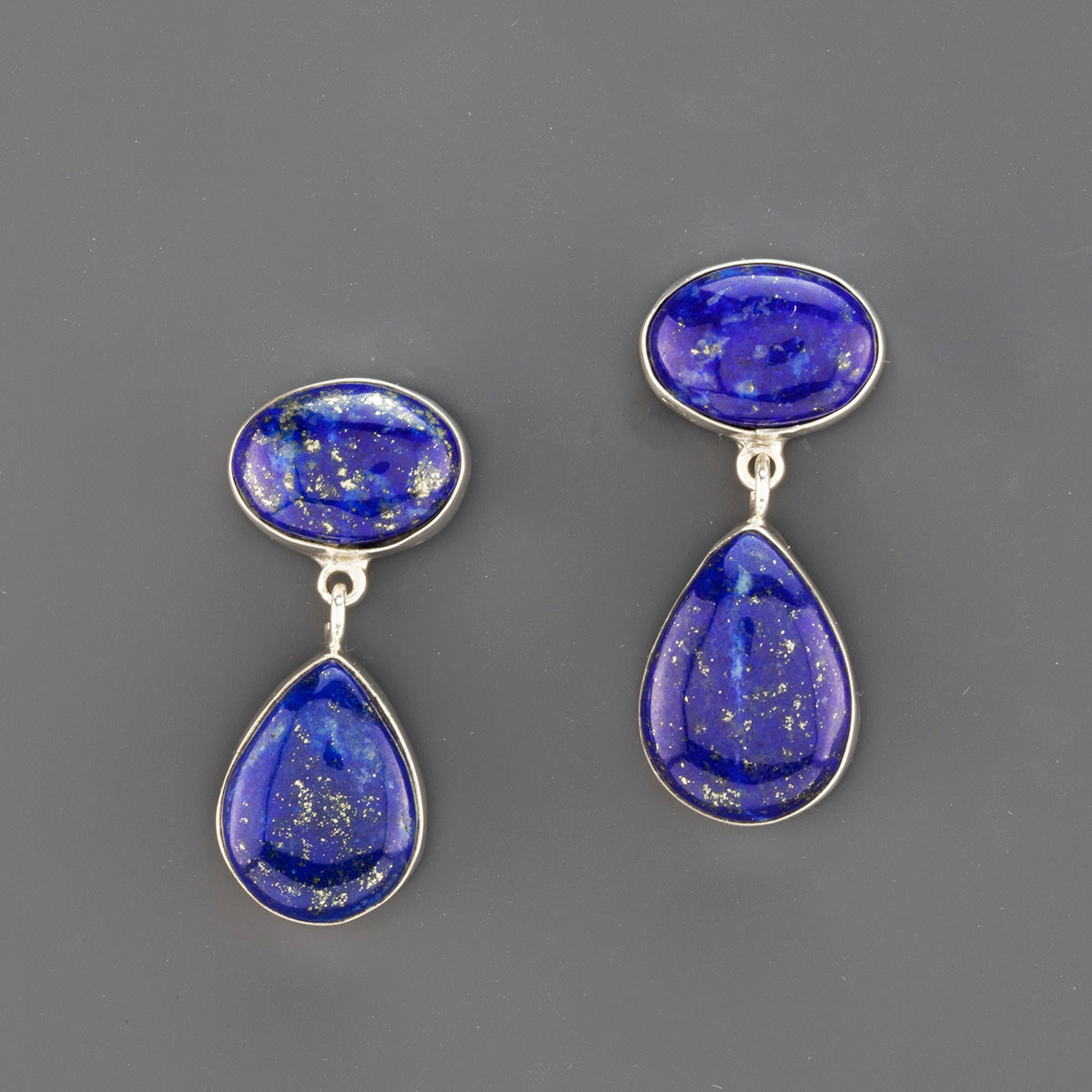 Celestial Drip Lapis Lazuli Earrings