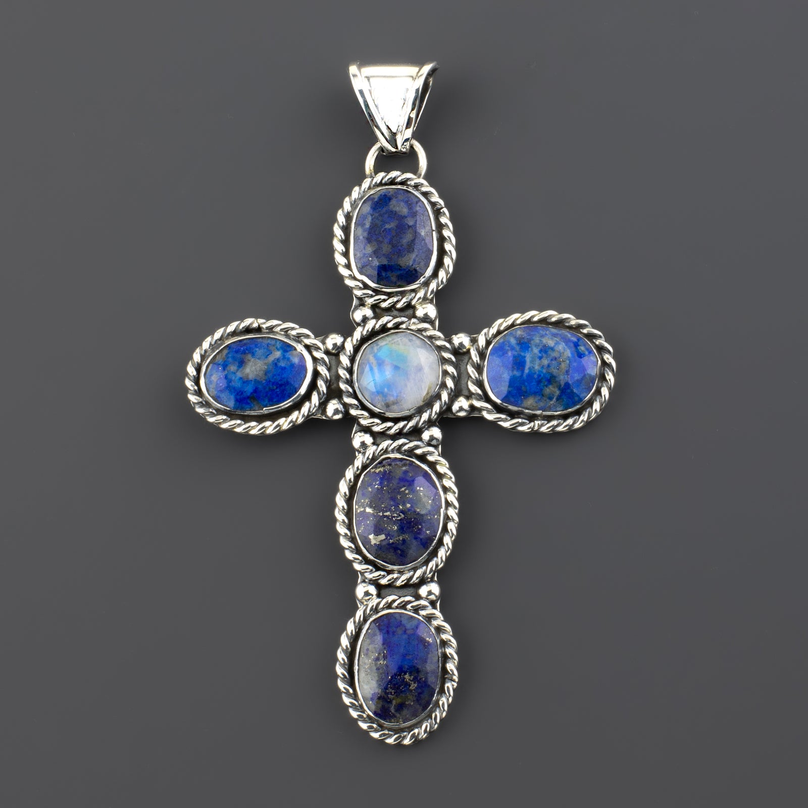 Heavenly Blue Cross Pendant