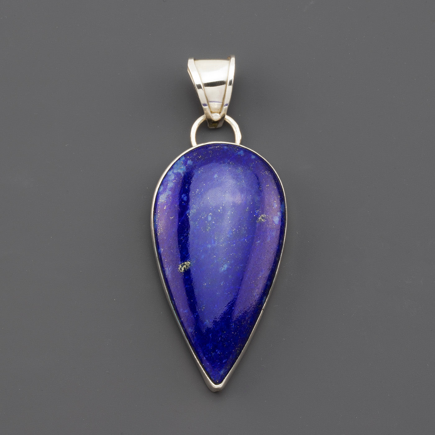 Midnight Rain Large Lapis Pendant