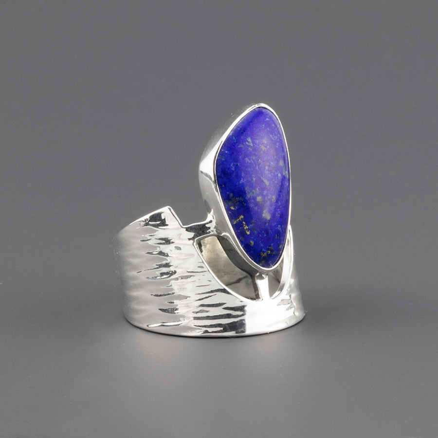 Eternal Sky Sterling Silver Lapis Lazuli Ring