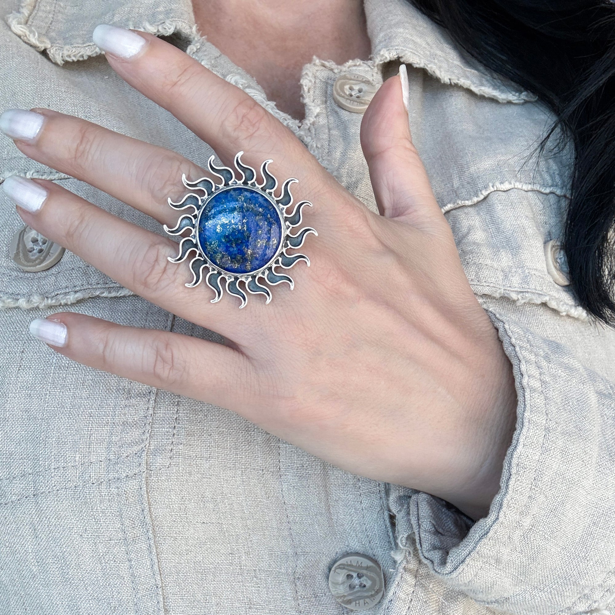 Night Sky Sun Ring