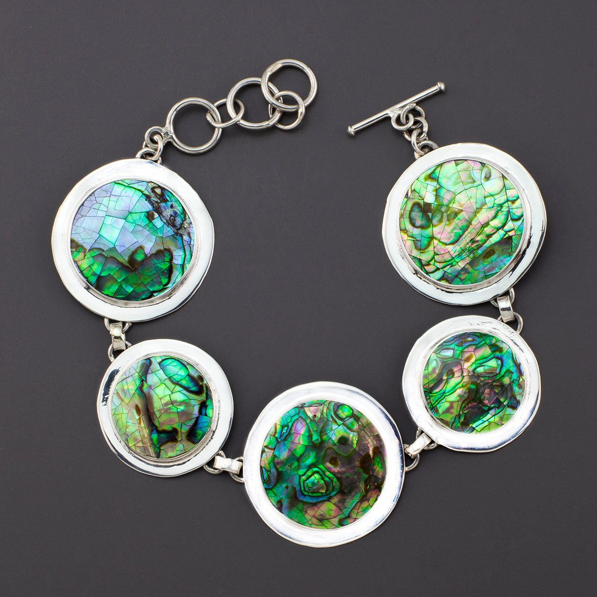 large abalone bracelet
