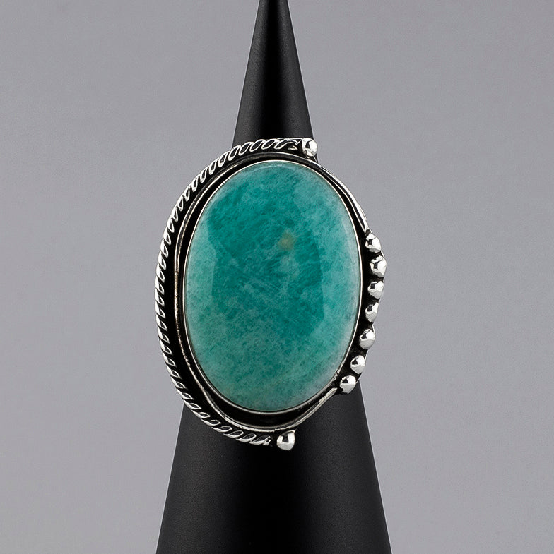 large amazonite ring