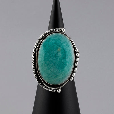 large amazonite ring