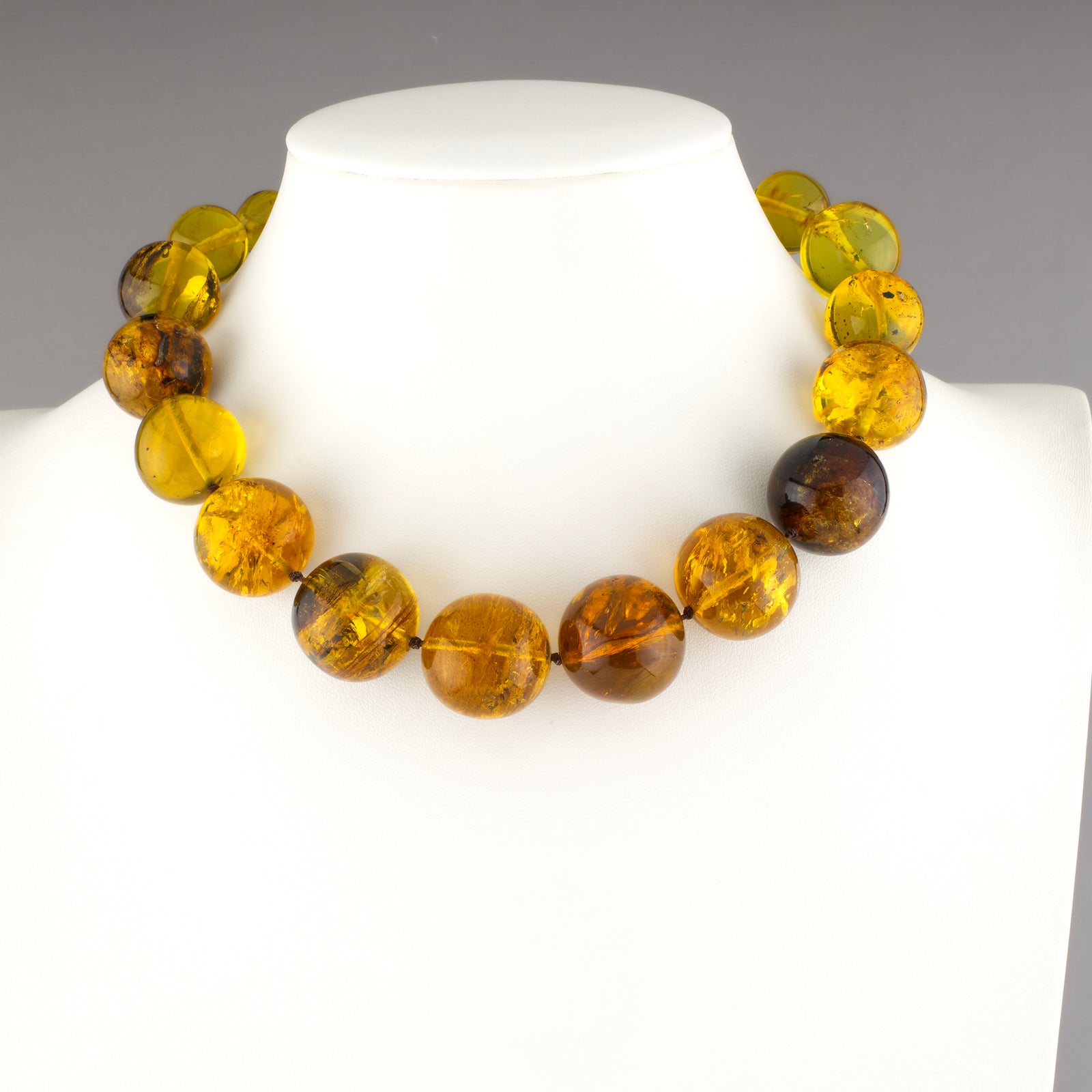 large amber bead necklace