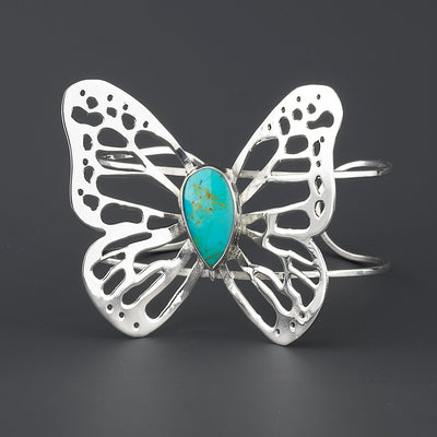 large butterfly cuff bracelet