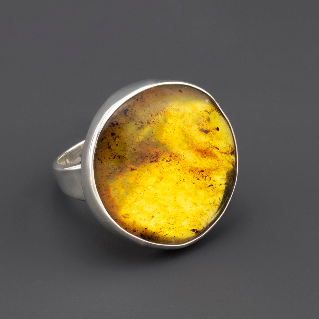 large irregular amber ring