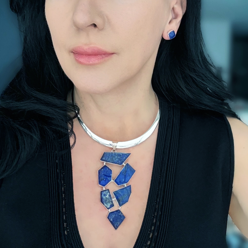 large lapis lazuli pendant